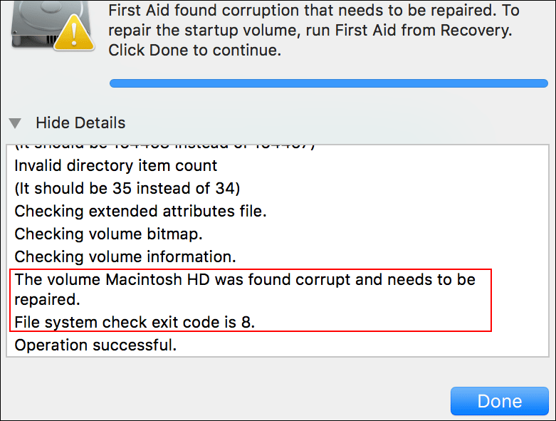 recovery first aid for corrupted flash drive for mac 2016